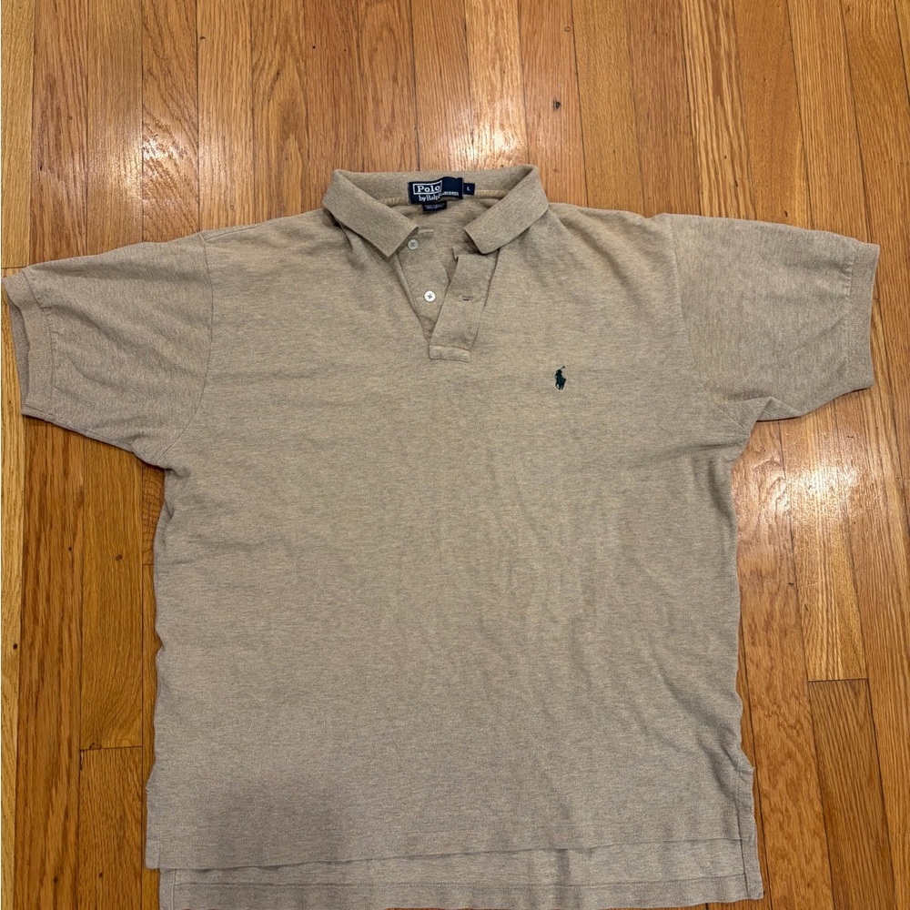 Ralph Lauren Men's Beige Polo Shirt